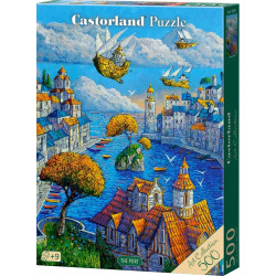 CASTORLAND Puzzle Art Collection: Přístav 500 dílků