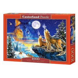 CASTORLAND Puzzle Vyjící vlci 1000 dílků