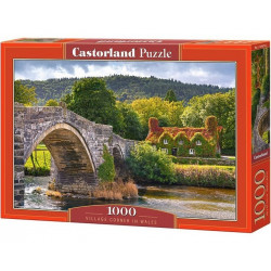 CASTORLAND Puzzle Vesnička ve Walesu 1000 dílků