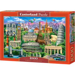 CASTORLAND Puzzle Známé památky 1000 dílků