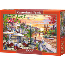 CASTORLAND Puzzle Romantický západ slunce 1000 dílků