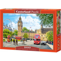 CASTORLAND Puzzle Rušné londýnské ráno 1000 dílků