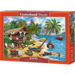 CASTORLAND Puzzle Léto ve městě 1000 dílků