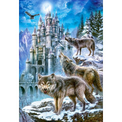 CASTORLAND Puzzle Vlci u zámku 1500 dílků