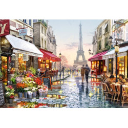 CASTORLAND Puzzle Květinářství v Paříži 1500 dílků