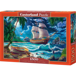 CASTORLAND Puzzle První noc na novém území 1500 dílků