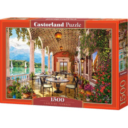 CASTORLAND Puzzle Terasa u jezera 1500 dílků
