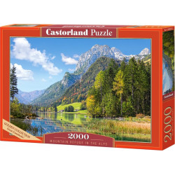CASTORLAND Puzzle Útočiště v Alpách 2000 dílků