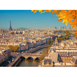 CASTORLAND Puzzle Paříž shora 2000 dílků