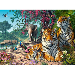 CASTORLAND Puzzle Tygří útočiště 3000 dílků