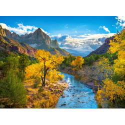 CASTORLAND Puzzle Podzim v národním parku Zion, USA 3000 dílků