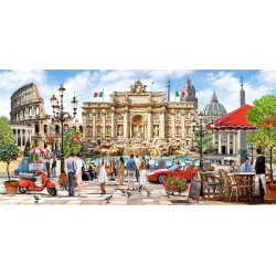 CASTORLAND Puzzle Krása Říma 4000 dílků