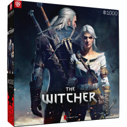 GOOD LOOT Puzzle Witcher - Geralt & Ciri 1000 dílků