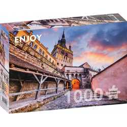 ENJOY Puzzle Hodinová věž, Sighisoara, Rumunsko 1000 dílků