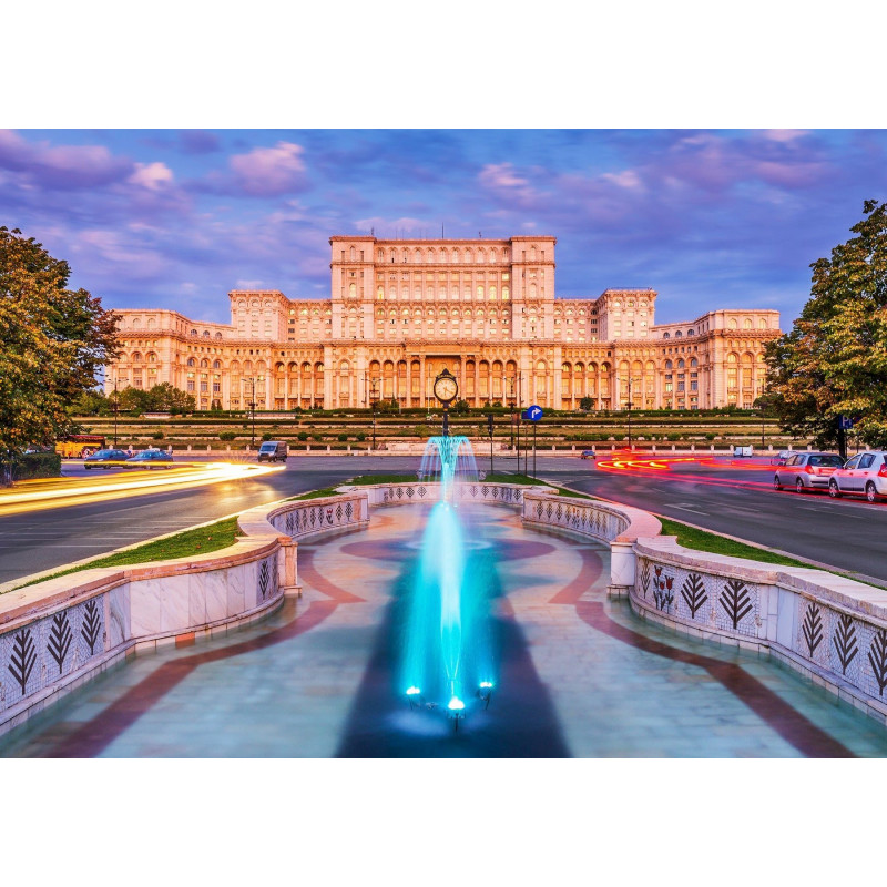 ENJOY Puzzle Parlamentní náměstí, Bukurešť, Rumunsko 1000 dílků