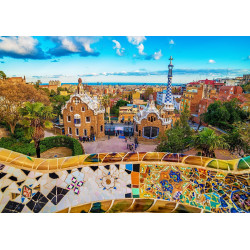 ENJOY Puzzle Výhled z parku Güell, Barcelona 1000 dílků