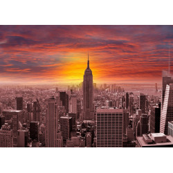 ENJOY Puzzle Západ slunce nad panoramatem New Yorku 1000 dílků