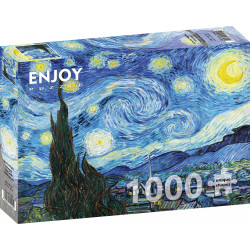 ENJOY Puzzle Vincent Van Gogh: Hvězdná noc 1000 dílků