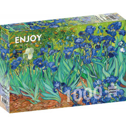 ENJOY Puzzle Vincent Van Gogh: Kosatce 1000 dílků
