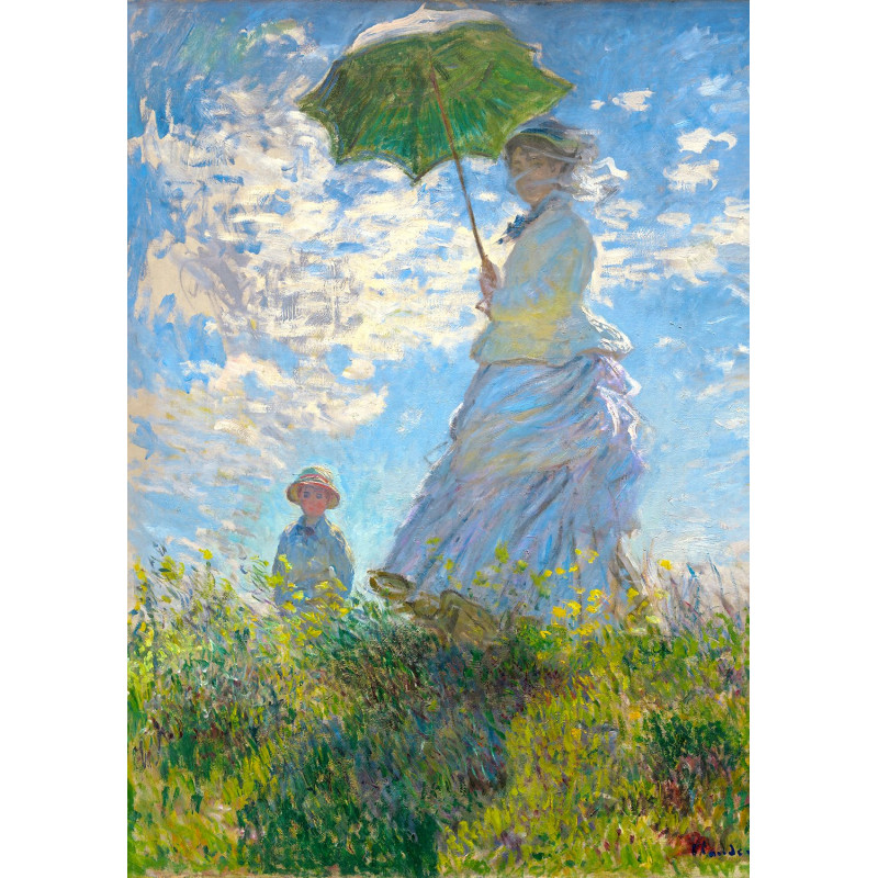 ENJOY Puzzle Claude Monet: Žena se slunečníkem 1000 dílků