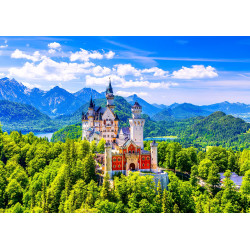 ENJOY Puzzle Zámek Neuschwanstein v létě, Německo 1000 dílků