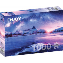 ENJOY Puzzle Mléčná dráha nad Lofoty, Norsko 1000 dílků