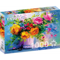 ENJOY Puzzle Růže 1000 dílků