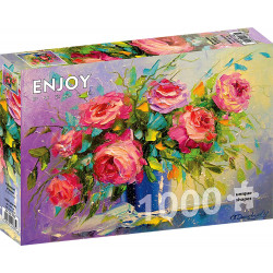 ENJOY Puzzle Kytice růží 1000 dílků