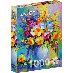 ENJOY Puzzle Kytice letních květů 1000 dílků