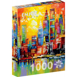 ENJOY Puzzle Zářivý New York 1000 dílků