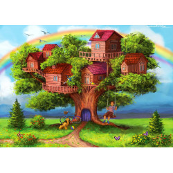 ENJOY Puzzle Domky na stromě 1000 dílků