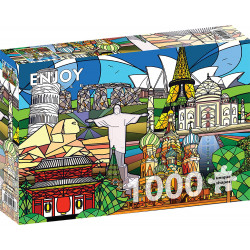 ENJOY Puzzle Světové památky 1000 dílků