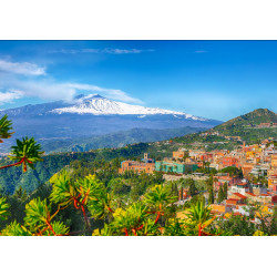 ENJOY Puzzle Etna a Taormina, Sicílie 1000 dílků