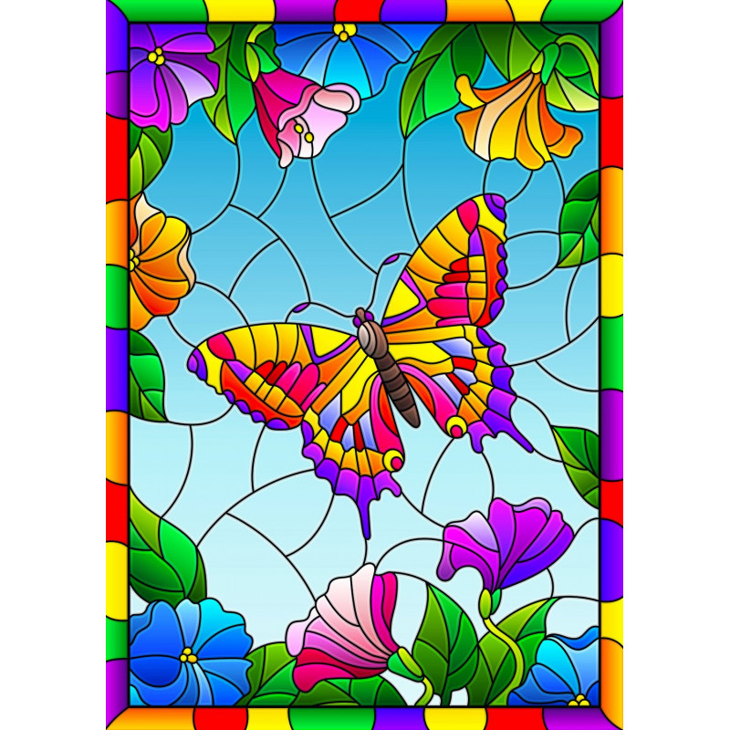 ENJOY Puzzle Křišťálový motýl 1000 dílků