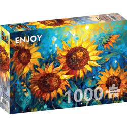 ENJOY Puzzle Setkání slunečnic 1000 dílků