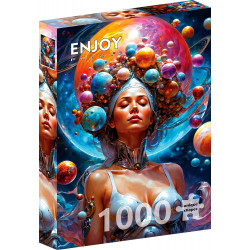 ENJOY Puzzle Vesmírná bohyně 1000 dílků