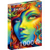 ENJOY Puzzle Malovaná slečna 1000 dílků