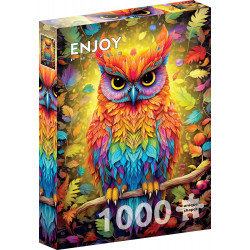 ENJOY Puzzle Podzimní sova 1000 dílků