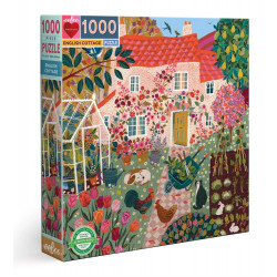 EEBOO Čtvercové puzzle Anglický domek 1000 dílků