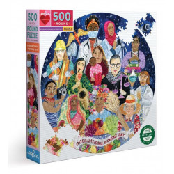 EEBOO Kulaté puzzle Mezinárodní den žen 500 dílků