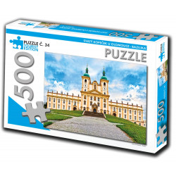 TOURIST EDITION Puzzle Svatý kopeček u Olomouce - bazilika 500 dílků (č.34)
