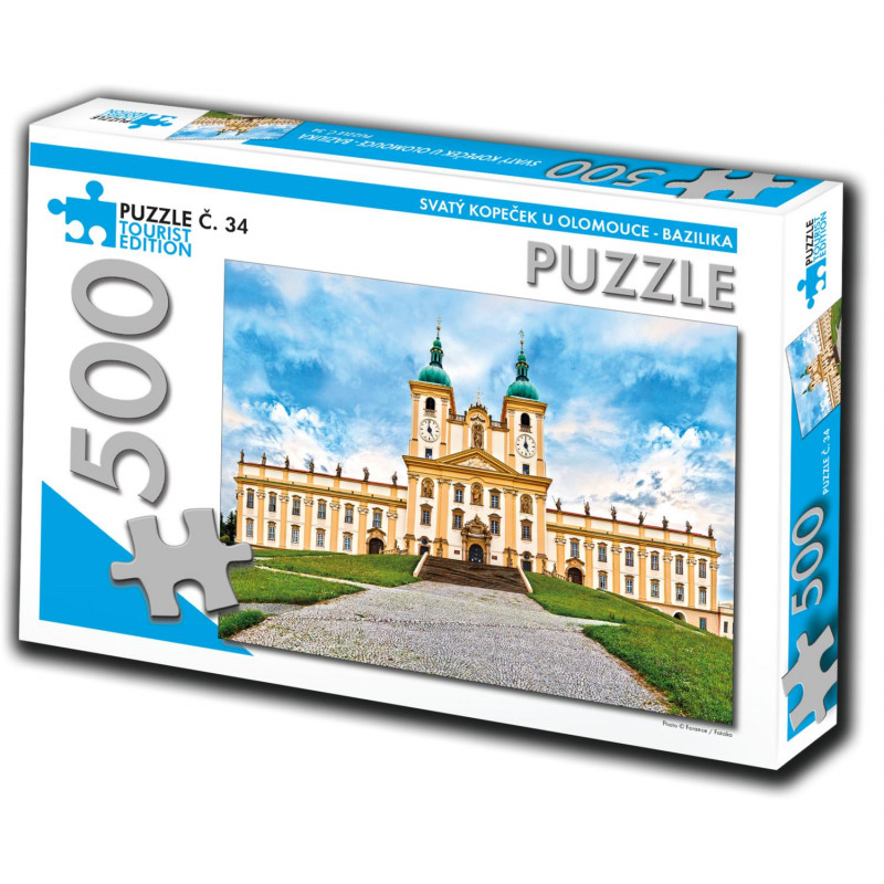 TOURIST EDITION Puzzle Svatý kopeček u Olomouce - bazilika 500 dílků (č.34)