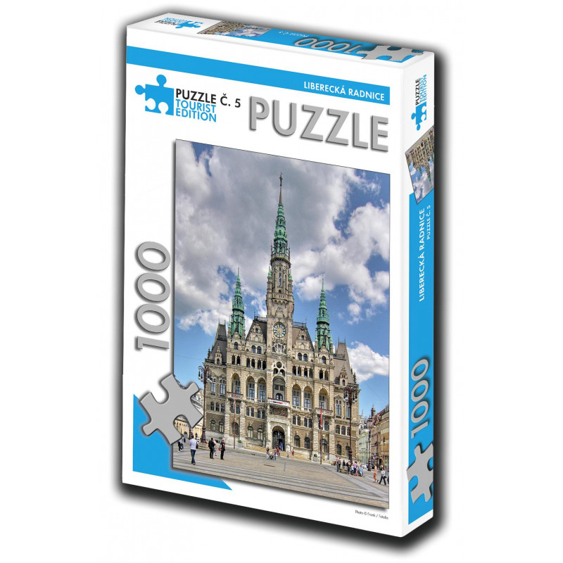 TOURIST EDITION Puzzle Liberecká radnice 1000 dílků (č.5)