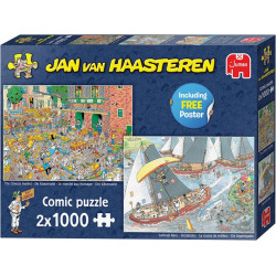 JUMBO Puzzle JvH Holandské tradice 2x1000 dílků