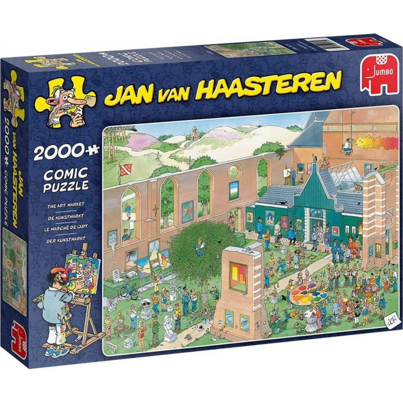 JUMBO Puzzle JvH Trh s uměním 2000 dílků