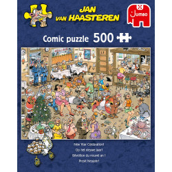 JUMBO Puzzle JvH Oslava Nového roku! 500 dílků
