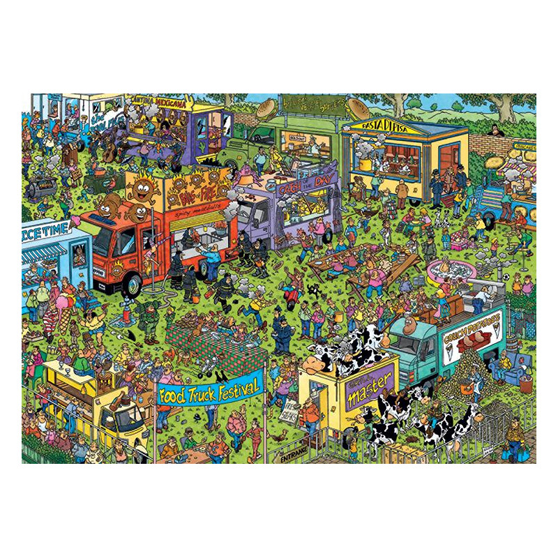 JUMBO Puzzle JvH Food Truck Festival 1500 dílků