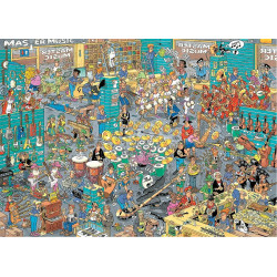 JUMBO Puzzle JvH Obchod s hudebninami & Prázdninová nervozita 2x1000 dílků