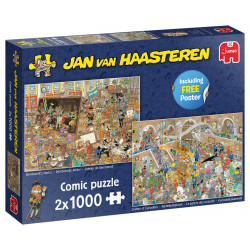 JUMBO Puzzle JvH Výlet do muzea 2x1000 dílků
