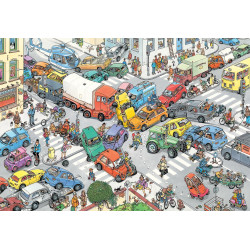 JUMBO Puzzle JvH Dopravní chaos a Letadlem i lodí 2x1000 dílků